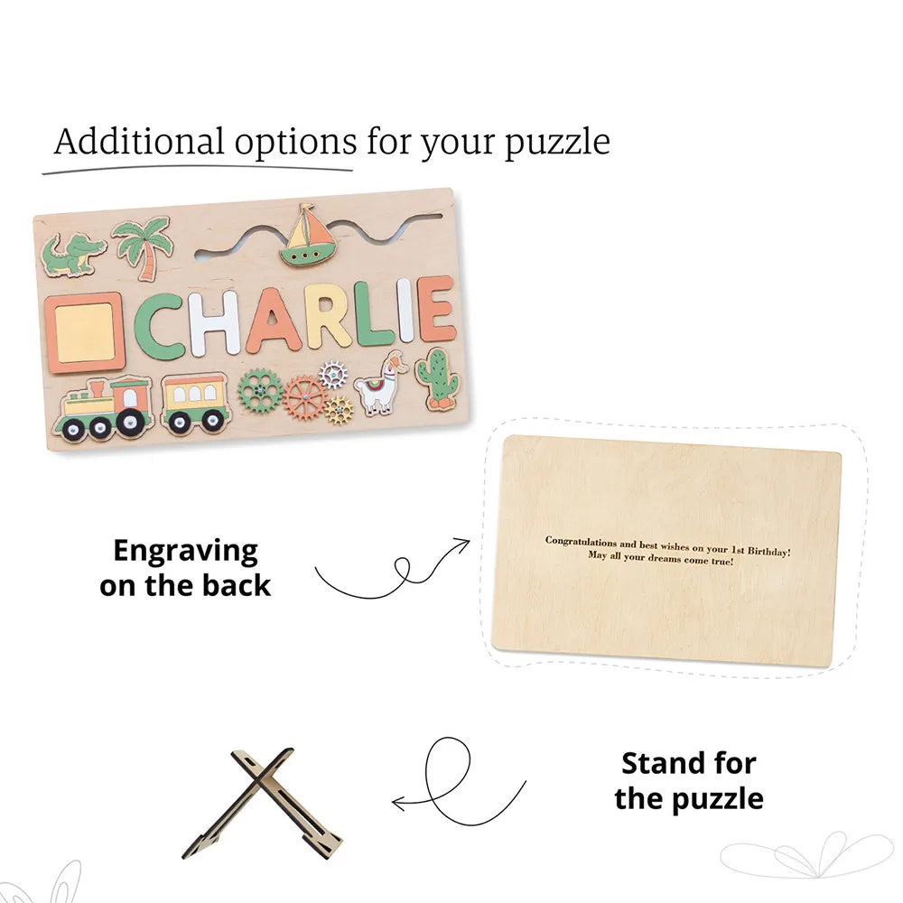 Montessori Personalized Puzzle