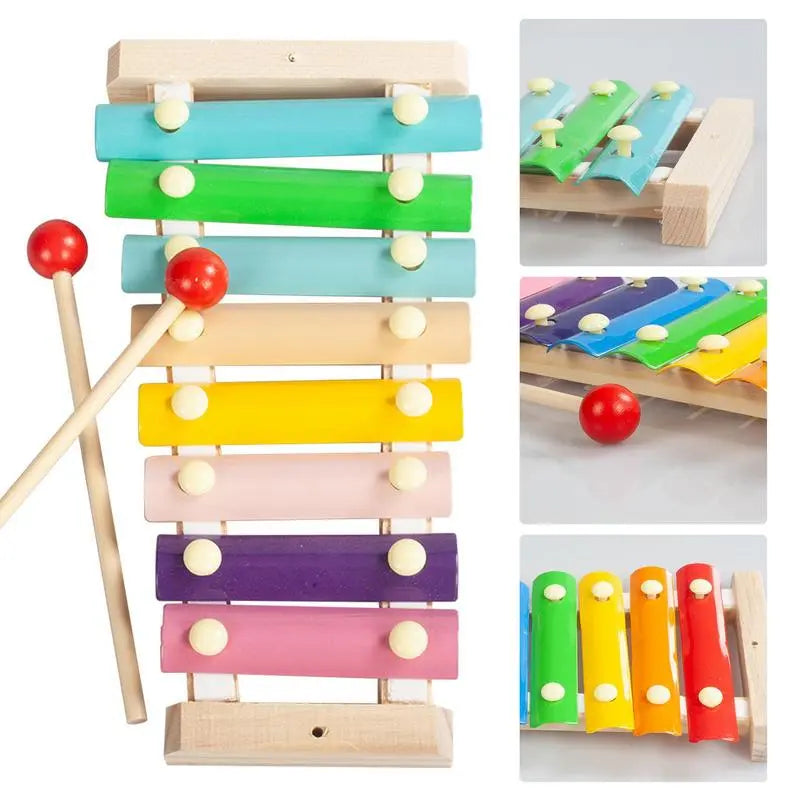 Learning&Education Wooden Xylophone For Children Kid Musical Funny Toys Music Instrument Montessori Educational Toy